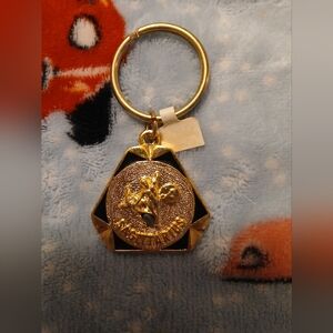Vintage Zodiac Sagittarius Key Chain New Old Stock With Tags Unisex